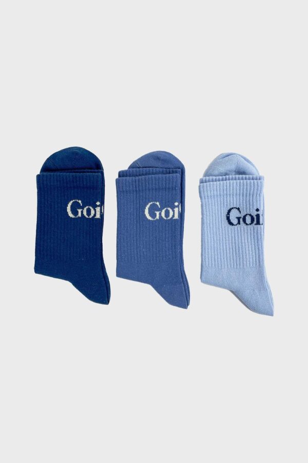 Pocket Sport Going Places Socks - Blue